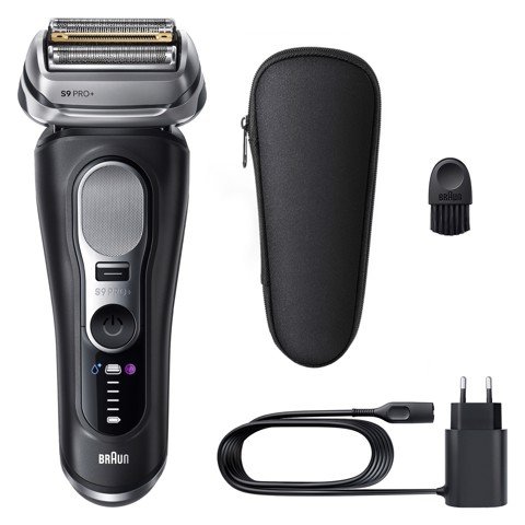 Braun Series 9 PRO+ Rasoio Elettrico, Pro SensoAdapt, 60 min, 9600S, Nero