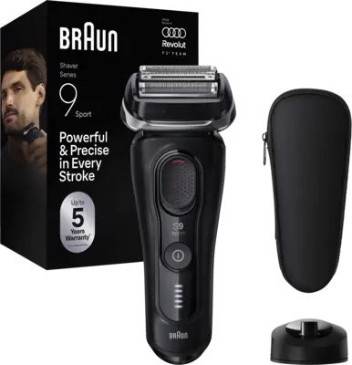 Braun Series 9 Sport 9110s Rasoio Nero
