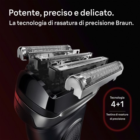Braun Series 9 Sport 9110s Rasoio Nero