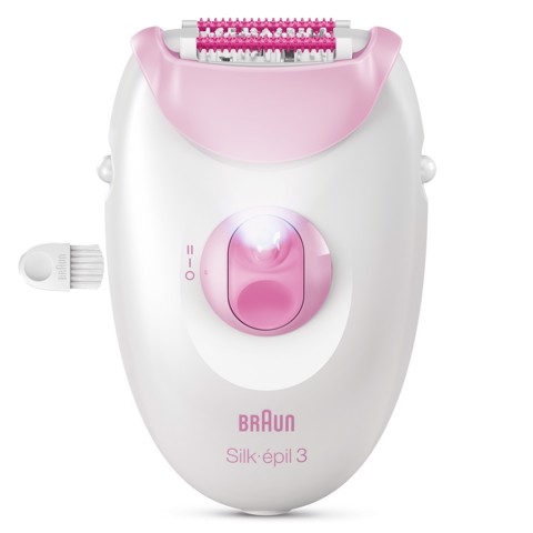 Braun Silk-épil 3 Silk·épil 3, Epilatore Con Filo, Pelle Liscia A Lungo, 3-000, Rosa