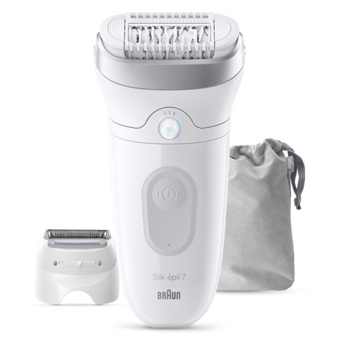 Braun Silk-épil 7 Silk·épil 7, Epilatore Wet & Dry, Pelle Liscia A Lungo, 7-041, Argento