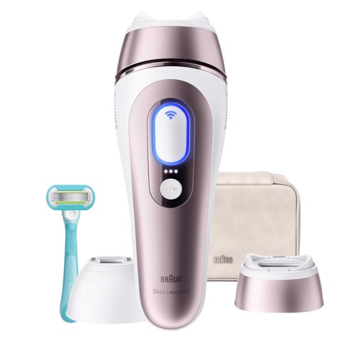 Braun Silk-expert Skin I·Expert Epilatore A Luce Pulsata Smart, Epilazione a Casa, Con App Gratuita, 2 Testine, PL7211