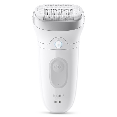 Braun Silk·épil 7, Epilatore Wet & Dry, Pelle Liscia A Lungo, 7-000, Argento