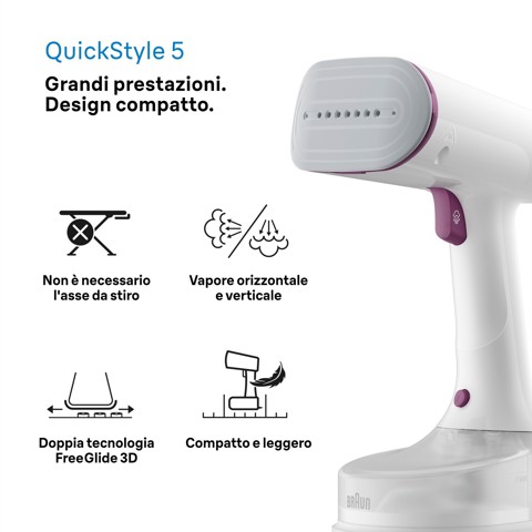 Braun STIRATORE VERTICALE QUICKSTYLE 5 GS5011PU