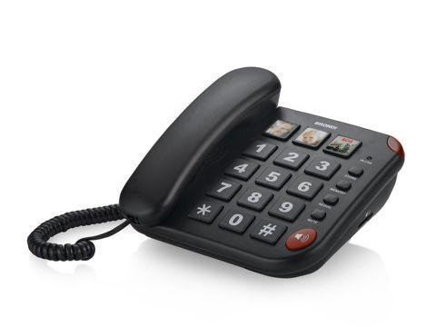 Brondi BRAVO 15 Telefono analogico Identificatore di chiamata Nero