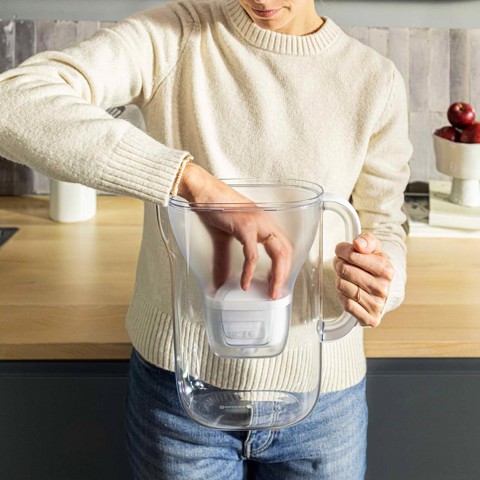Brita Caraffa filtrante Style Essential Sand (2,4L) incl. 1 x filtro MAXTRA PRO PURE PERFORMANCE & 1 x filtro MAXTRA PRO LIMESCALE EXPERT