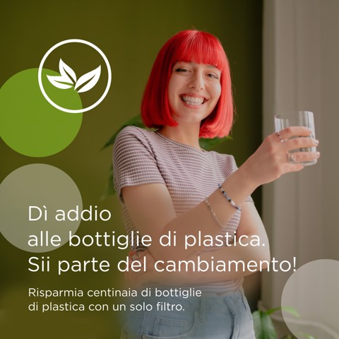 Brita ON TAP V incl. 1 x filtro acqua rubinetto V (4 mesi) - riduce cloro, PFAS, piccole particelle e metalli - indicatore durata filtro manuale