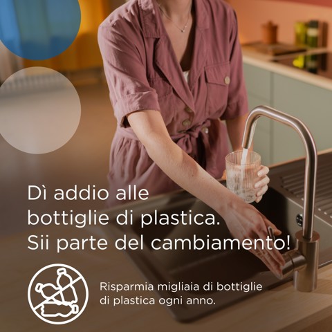 Brita Sistema filtrante mypure SLIM V-MF incl. 1x filtro (8000L) - sistema sottolavello per il tuo rubinetto per acqua buona e priva di batteri al 99,999% - con timer digitale