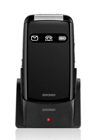 Brondi Amico Favoloso 7,11 cm (2.8") Nero Telefono di livello base