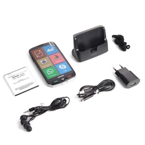 Brondi Amico Smartphone XS 12,7 cm (5") Doppia SIM Android 10 4G USB tipo-C 1 GB 8 GB 2200 mAh Nero