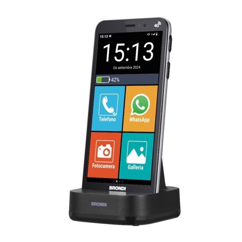 Brondi AMICO VERO 4G 14,5 cm (5.7") Doppia SIM Android 14 3 GB 32 GB 2800 mAh Nero