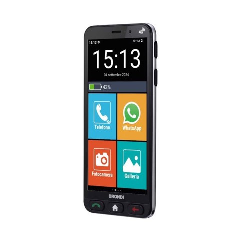 Brondi AMICO VERO 4G 14,5 cm (5.7") Doppia SIM Android 14 3 GB 32 GB 2800 mAh Nero