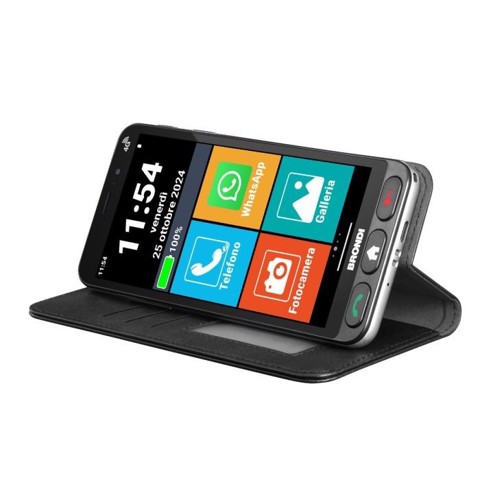 Brondi AMICO VERO 4G 14,5 cm (5.7") Doppia SIM Android 14 3 GB 32 GB 2800 mAh Nero