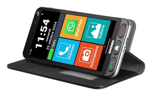 Brondi Amico Vero 4G 14,5 cm (5.7") Doppia SIM Android 14 3 GB 32 GB 2800 mAh Nero