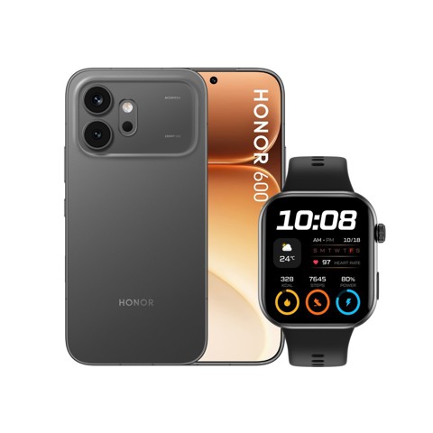 BUNDLE HONOR 600 (8/256GB) BLACK + CHOICE WATCH 2i BLACK