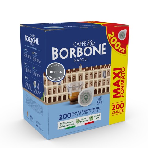 Caffè Borbone Cialde caffè decisa 200 pz