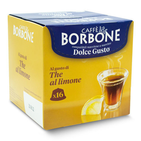 Caffe Borbone Capsule per Dolcegusto Tè al limone Capsule di tè 16 pz