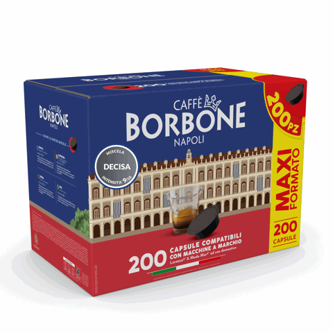 Caffè Borbone Capsule per Lavazza a modo mio decisa 200 pz