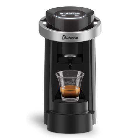 Caffè Borbone Bluemoon Macchina da Caffè a Cialde ESE 44mm – Multifunzione per Espresso, Infusi e Bevande Calde, Pressione 15 bar, Serbatoio 0.9L - Nero