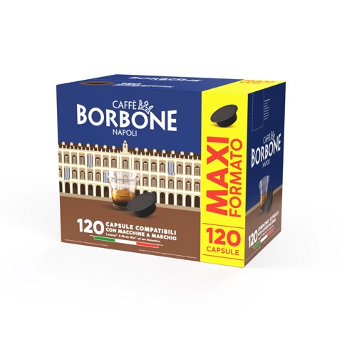 Caffè Borbone Capsule Compatibili sistema A Modo Mio - Miscela Decisa - 120 capsule