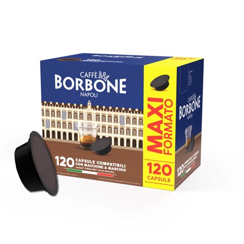 Caffè Borbone Capsule Compatibili sistema A Modo Mio - Miscela Nobile - 120 capsule