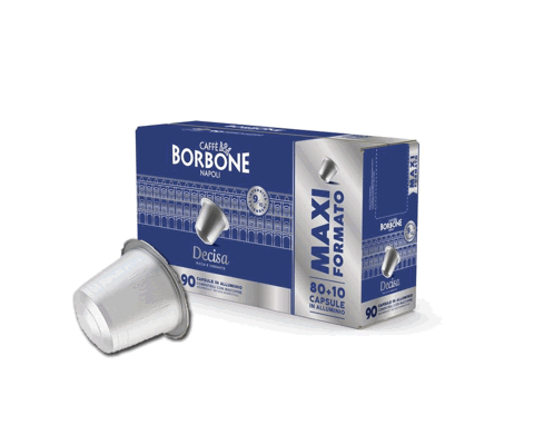 Caffè Borbone Capsule Nespresso in Alluminio Miscela Decisa 90 pz