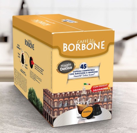 Caffè Borbone Capsule per Dolcegusto Miscela Decisa 45 pz