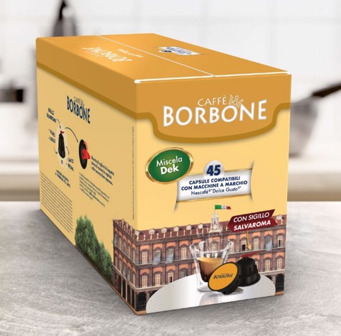 Caffè Borbone Capsule per Dolcegusto Miscela Dek 45 pz