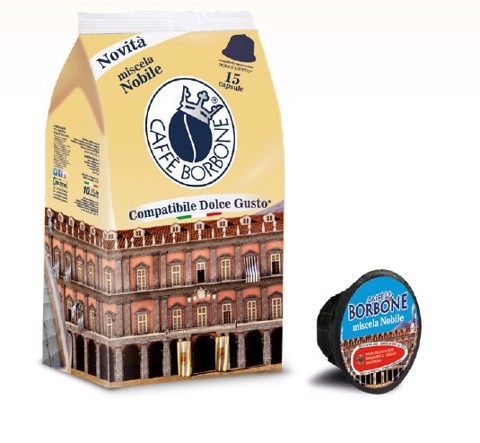 Caffè Borbone Capsule per Dolcegusto Miscela Nobile Capsule caffè 15 pz