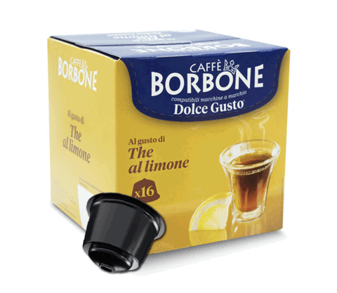 Caffe Borbone Capsule per Dolcegusto Tè al limone 16 pz