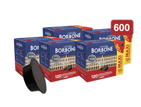 Caffè Borbone Capsule per Lavazza a modo mio caffe Decisa PACK 600 pz
