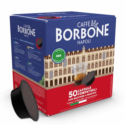 Caffè Borbone Capsule per Lavazza a modo mio Dek 50 pz