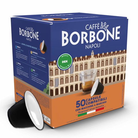 Caffè Borbone Capsule per Nespresso Miscela Dek 50 pz