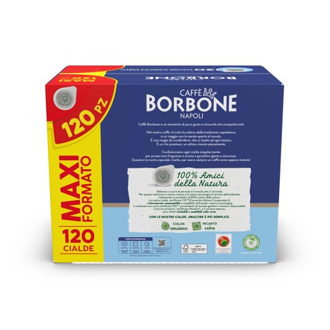Caffè Borbone Cialda Miscela Decisa - confezione da 120 pezzi