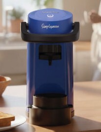Caffè Borbone Simplymoon Automatica Macchina per caffè a cialde 0,9 L Blu