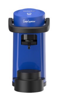 Caffè Borbone Simplymoon Macchina da Caffè a Cialde ESE 44mm – Multifunzione per Espresso, Infusi e Bevande Calde, Pressione 15 bar, Serbatoio 0.9L - Blu