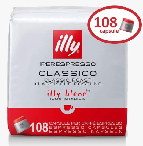 Capsule caffè iperespresso classico promo pack 108 pz