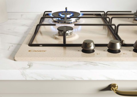 Candy Classic CHW6BRAV4WGT Avena Da incasso 59 cm Gas 4 Fornello(i)