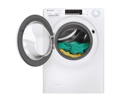 Candy COW4854TWM6/1-S lavasciuga Libera installazione Caricamento frontale Bianco D