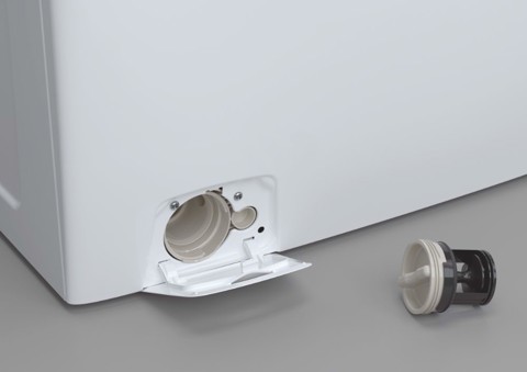 Candy COW4854TWM6/1-S lavasciuga Libera installazione Caricamento frontale Bianco D