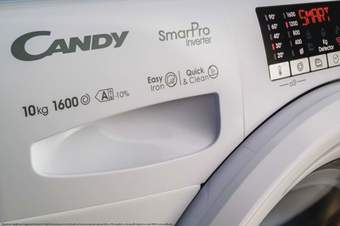 Candy COW4854TWM6/1-S lavasciuga Libera installazione Caricamento frontale Bianco D