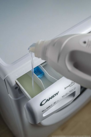 Candy COW4854TWM6/1-S lavasciuga Libera installazione Caricamento frontale Bianco D