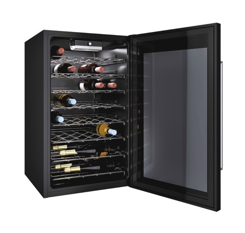 Candy DiVino CWC 150 ED/N Cantinetta vino con compressore Libera installazione Nero 41 bottiglia/bottiglie