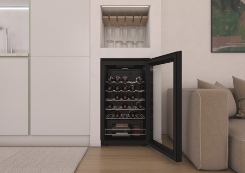 Candy DiVino CWC033M Libera installazione Nero 33 bottiglia/bottiglie