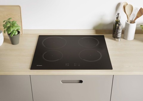 Candy Idea KRCDJ642 Nero Da incasso 59 cm Piano cottura a induzione 4 Fornello(i)