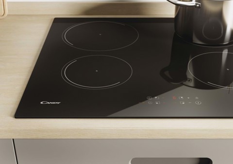 Candy Idea KRCDJ642 Nero Da incasso 59 cm Piano cottura a induzione 4 Fornello(i)