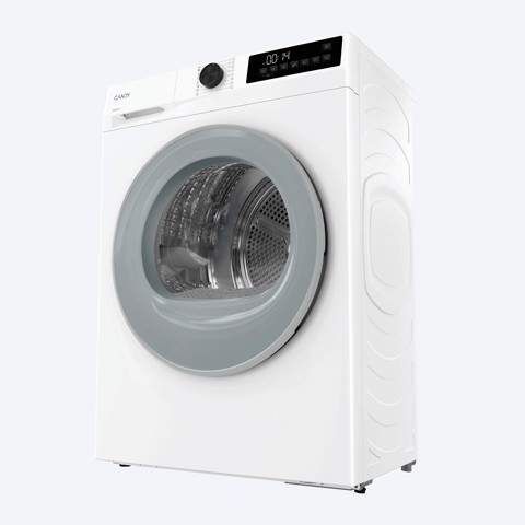 Candy ProDry 300 , Asciugatrice Slim 7 KG, Classe D, Bianco, Inverter, 5 Cicli rapidi, GDS 7N2G-S