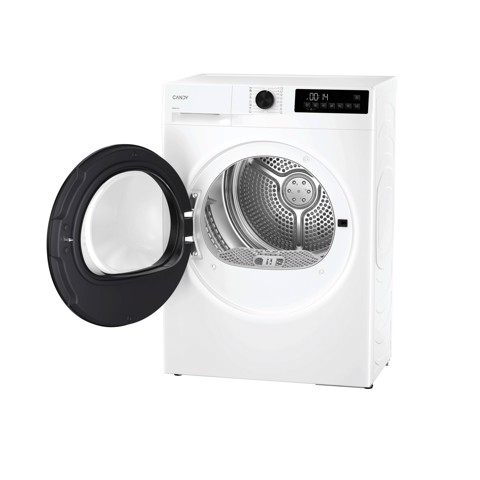 Candy ProDry 300 , Asciugatrice Slim 7 KG, Classe D, Bianco, Inverter, 5 Cicli rapidi, GDS 7N2G-S