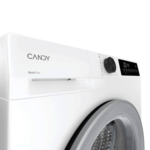 Candy ProDry 300 , Asciugatrice Slim 7 KG, Classe D, Bianco, Inverter, 5 Cicli rapidi, GDS 7N2G-S
