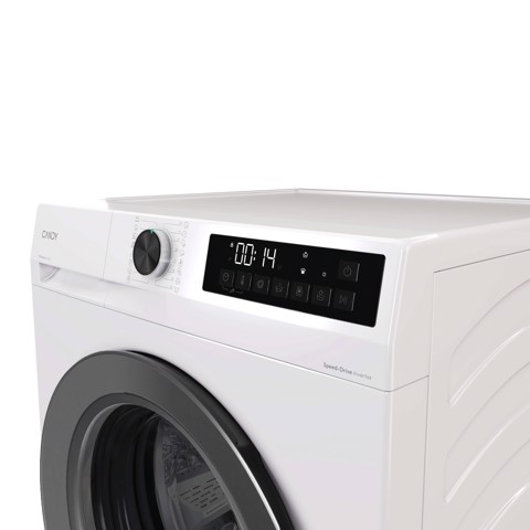 Candy ProWash 300, Lavasciuga Slim 8+5 KG, 10% più efficente della classe A, 1400 giri, Bianco, Inverter, Fresh Vapor, GWD 485SG6-S